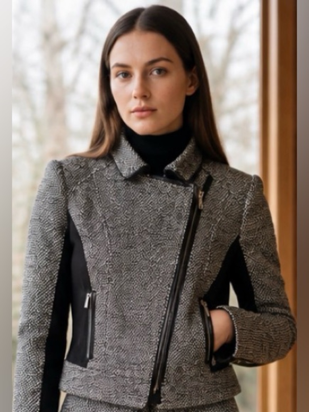 White House Black Market Moto jacket